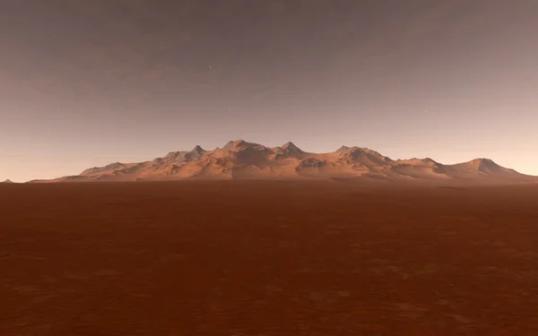 Mars wetenschappelijke illustratie — Stockfoto
