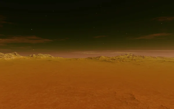 Mars vědecké ilustrace — Stock fotografie