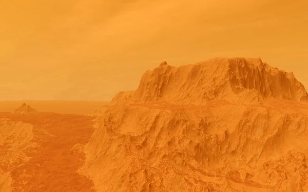 Mars vetenskaplig illustration — Stockfoto