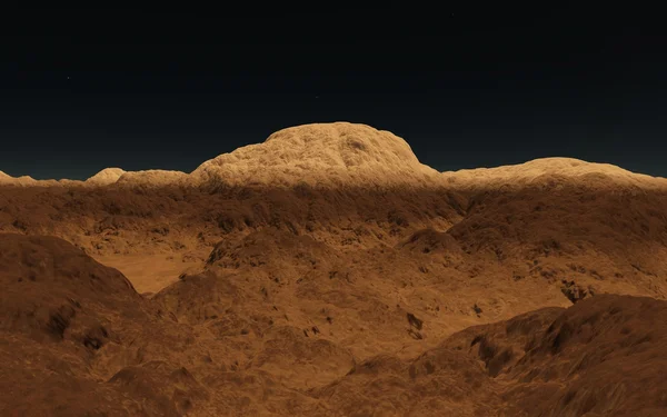 Mars tudományos illusztráció — Stock Fotó