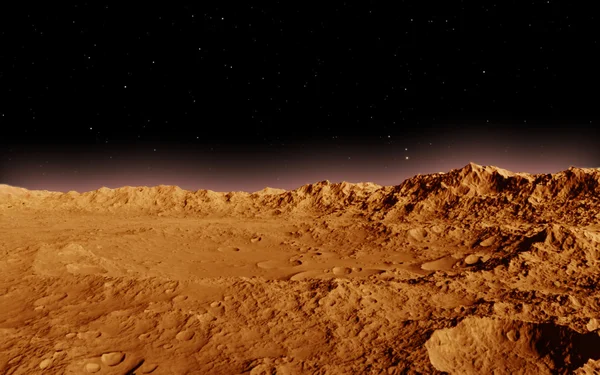 Mars vetenskaplig illustration — Stockfoto