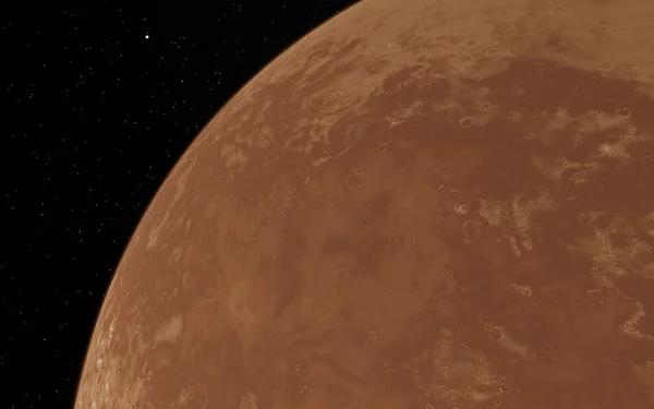 火星科学イラスト - 惑星の風景 — ストック写真