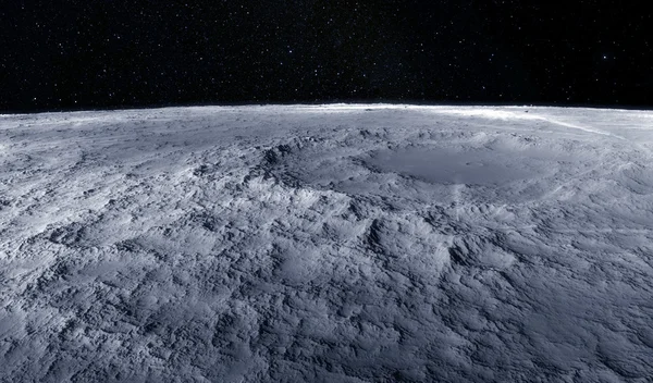 Naukowe ilustracja księżyc — Zdjęcie stockowe