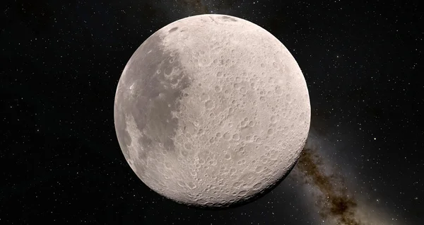 Lune illustration scientifique — Photo
