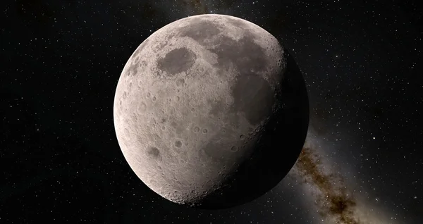 月球科学图 — 图库照片