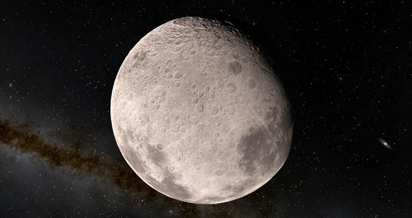 Moon scientific illustration — Stock Photo, Image