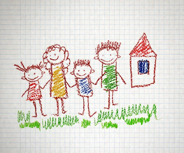 Famiglia felice — Foto Stock