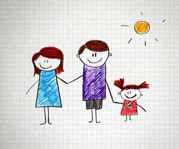 Famiglia felice — Foto Stock