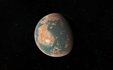 Uzaylı çöl Exo gezegeni