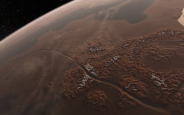 Uzaylı çöl Exo gezegeni