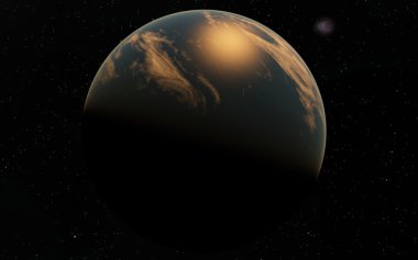 Uzaylı çöl Exo gezegeni