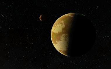 Uzaylı çöl Exo gezegeni