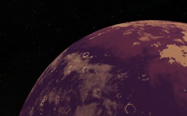 Uzaylı çöl Exo gezegeni