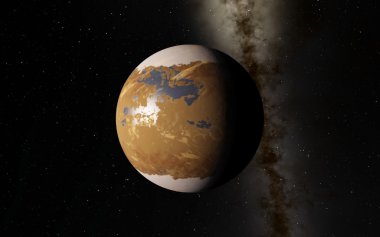 Uzaylı çöl Exo gezegeni