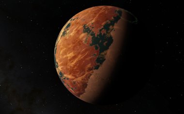 Uzaylı çöl Exo gezegeni