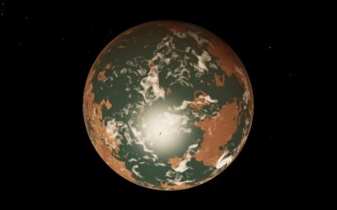 Uzaylı çöl Exo gezegeni