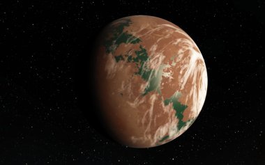 Uzaylı çöl Exo gezegeni