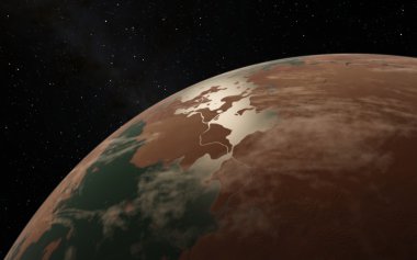 Uzaylı çöl Exo gezegeni