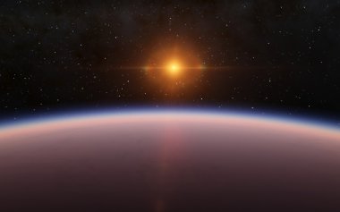 Uzaylı çöl Exo gezegeni