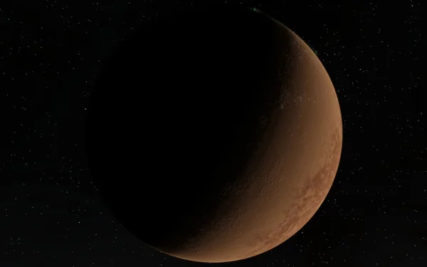 Alien Wüste Exo Planet — Stockfoto