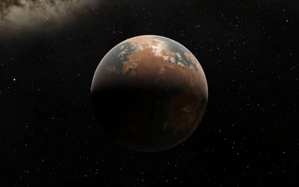 Desierto extraterrestre Exo Planet — Foto de Stock