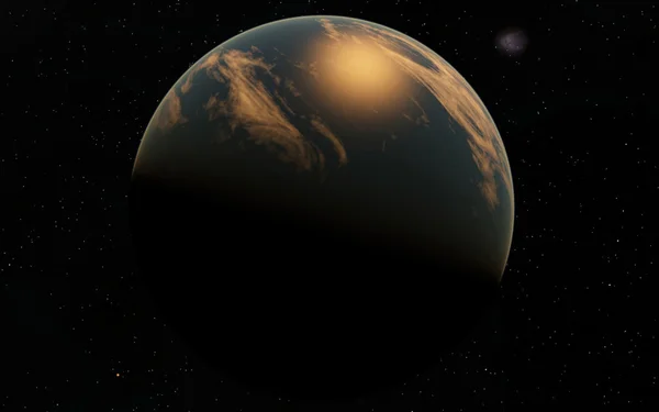 Deserto alieno Exo Planet — Foto Stock