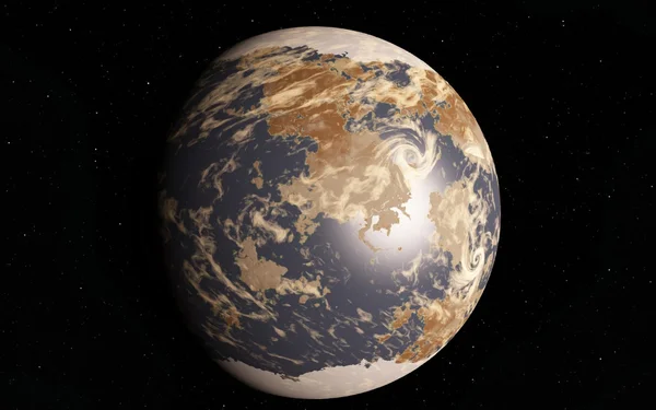 Alien öknen Exo Planet — Stockfoto