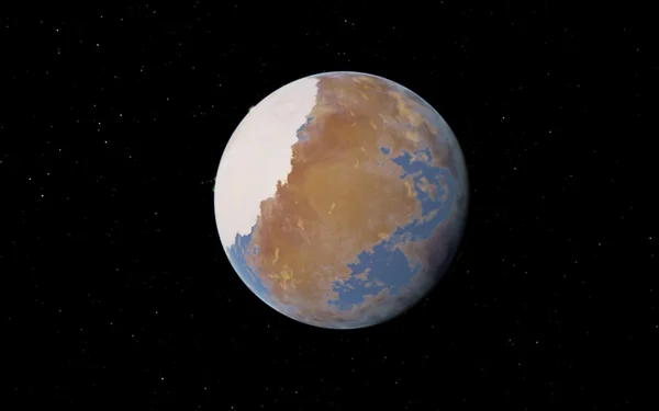 Alien Desert Exo Planet — Stock Photo, Image