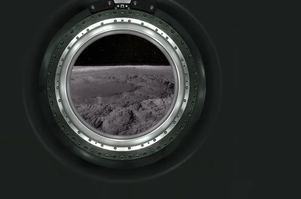 Moon, Mars of alien planet landscape. — Stock Photo, Image