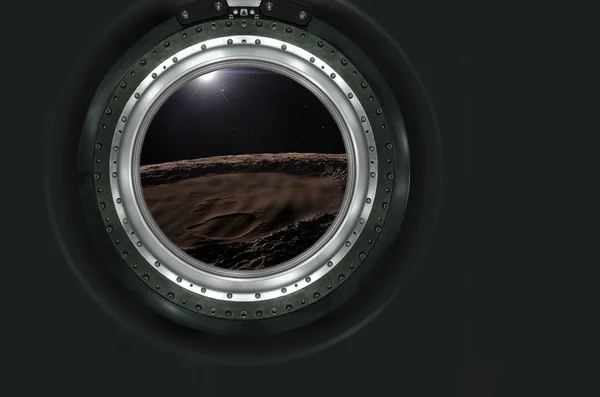 Luna, Marte del pianeta alieno paesaggio . — Foto Stock