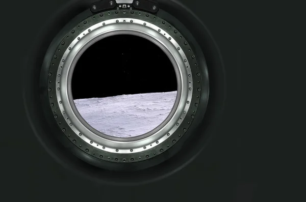 Moon, fördärvar av främmande planet landskap. — Stockfoto