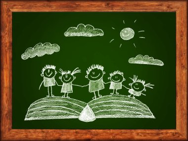 Kitap ile mutlu çocuklar