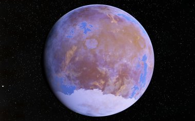 Fantastik uzak Exo gezegen