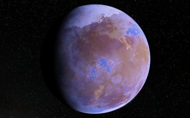 Fantastik uzak Exo gezegen