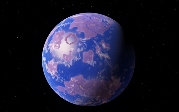 Fantastique planète lointaine Exo — Photo