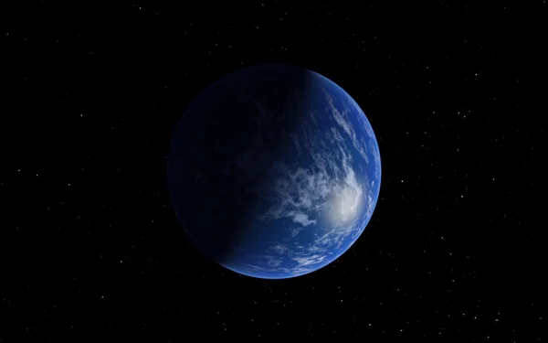 Fantastik uzak Exo gezegen — Stok fotoğraf