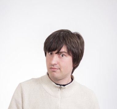 Genç adam duyguları ifade etme