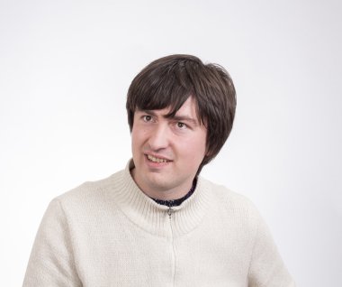 Genç adam duyguları ifade etme