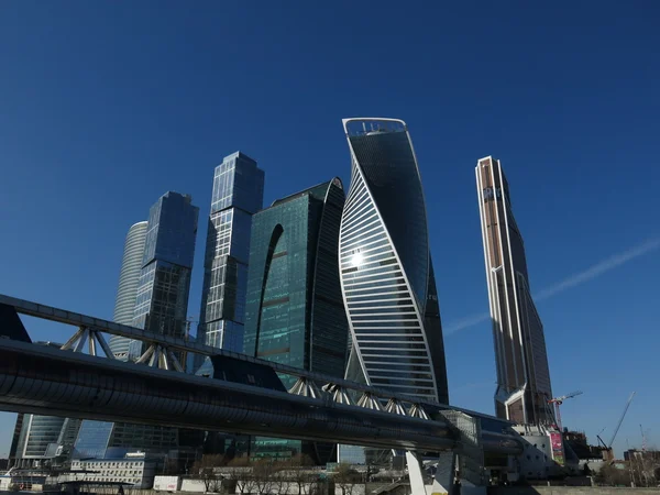 Москва місто комплексу будівель — стокове фото