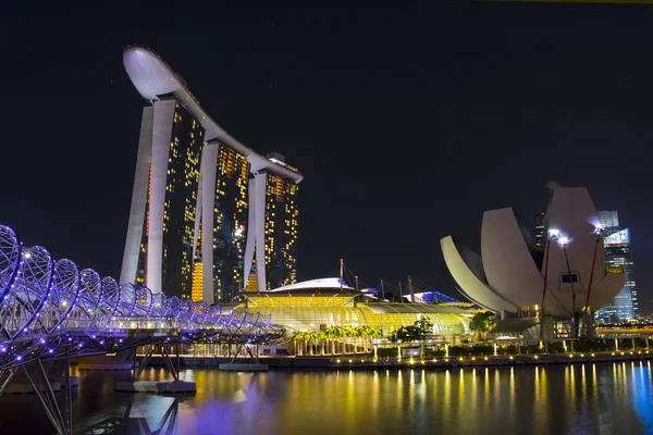 Singapore. View to Marina Bay — Stock Photo, Image