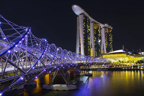 Singapore. View to Marina Bay — Stock Photo, Image