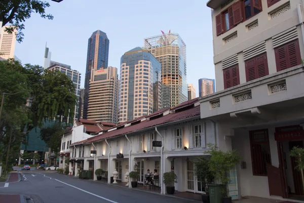 Linha do horizonte de Singapura — Fotografia de Stock