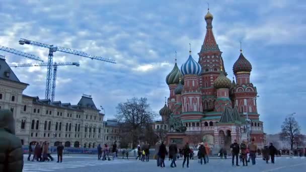 В Москве. Кремлевский хронограф — стоковое видео
