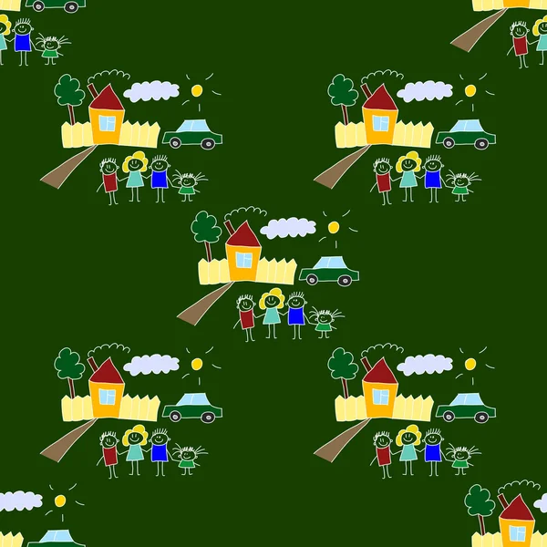 Yazı tahtası üzerinde renkli seamless modeli.