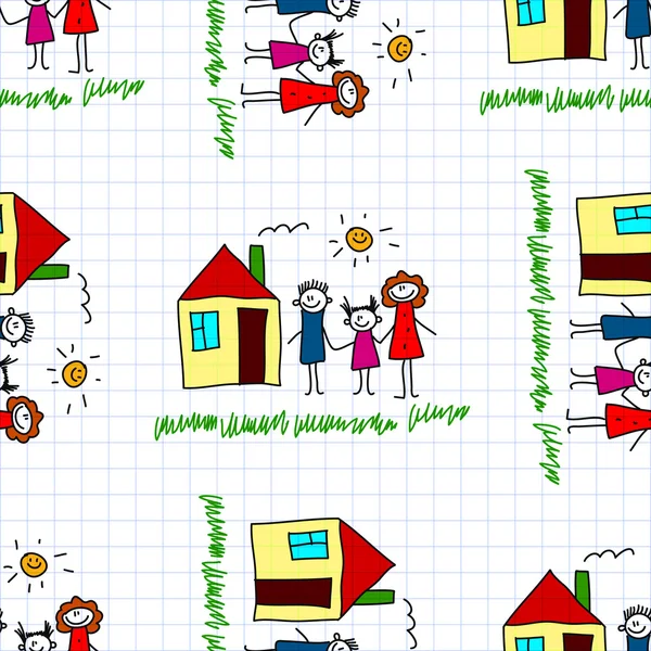 Kesintisiz renkli vektör desen