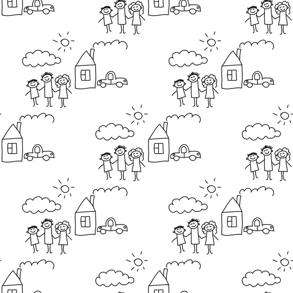 Kesintisiz renkli vektör desen.