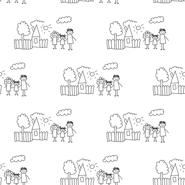 Kesintisiz renkli vektör desen.