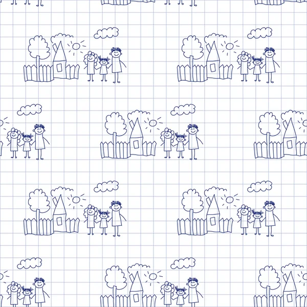 Kesintisiz renkli vektör desen. 