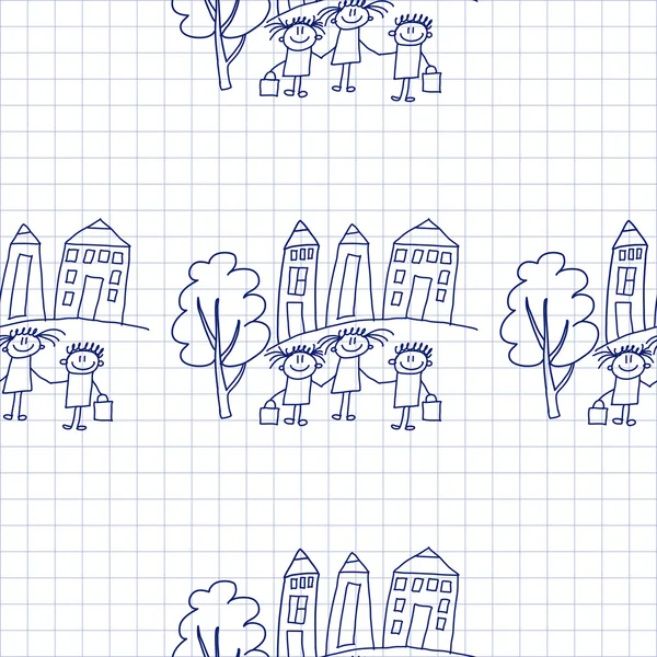 Kesintisiz renkli vektör desen. 