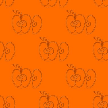 sorunsuz geçmiş ile elma. 